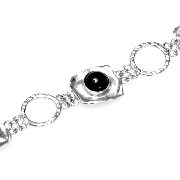 Black lava pearl Bracelet