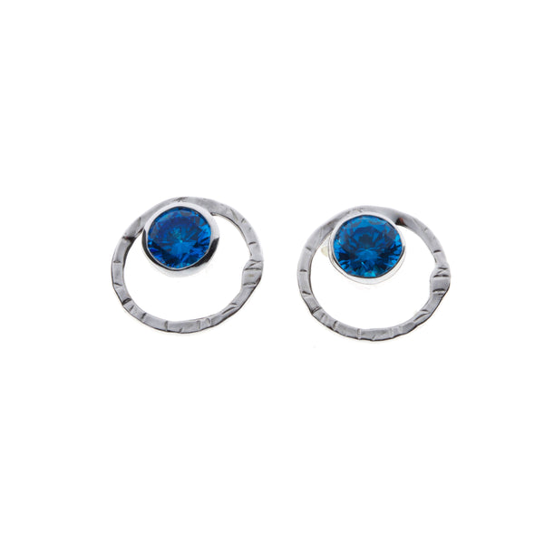 Silver  with zirconia stone