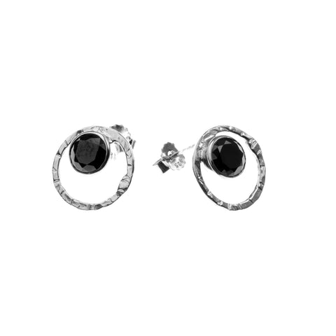 Silver with zirconia stone