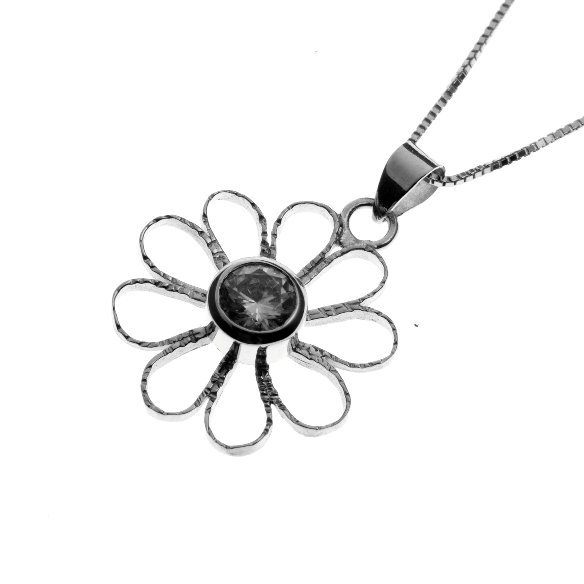 Silver  with zirconia stone
