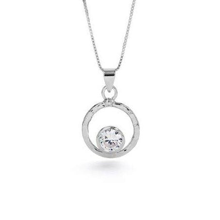With White  Zirconia  Stone