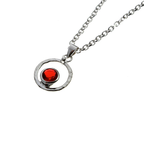 With  Red Zirconia  Stone