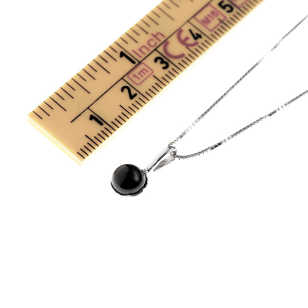 Black Lava Stone Necklace