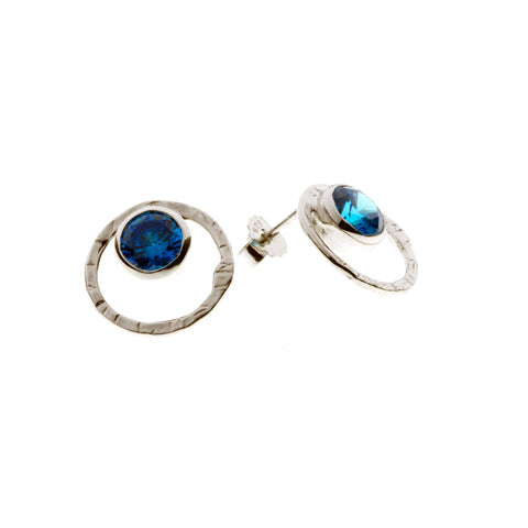 Silver  with zirconia stone