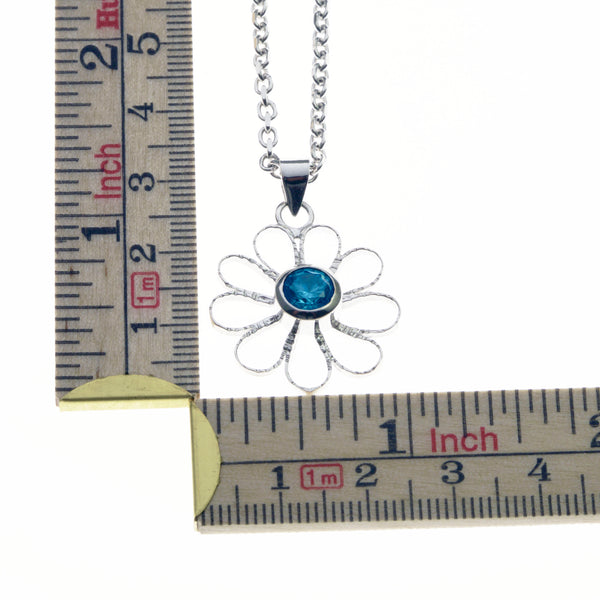 Silver Necklaces with zirconia stone