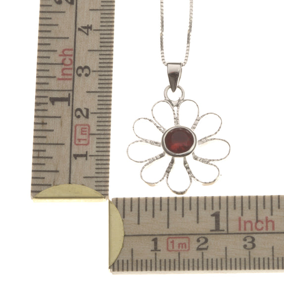 with red zirconia stone