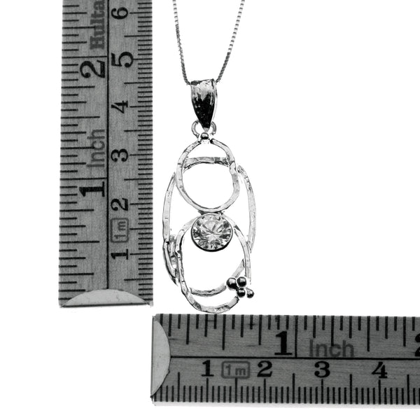 With White Zirconia  Stone