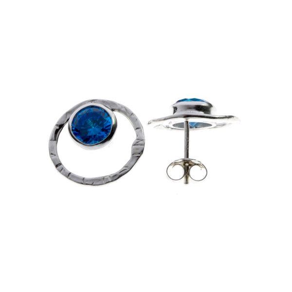 Silver  with zirconia stone