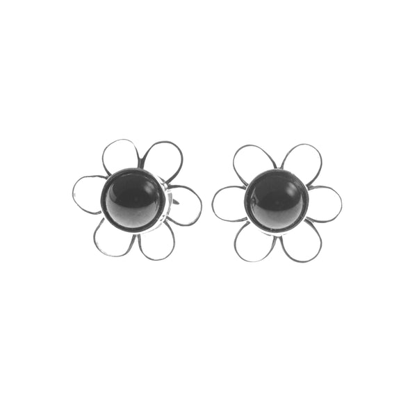 Black Lava Stone Earrings