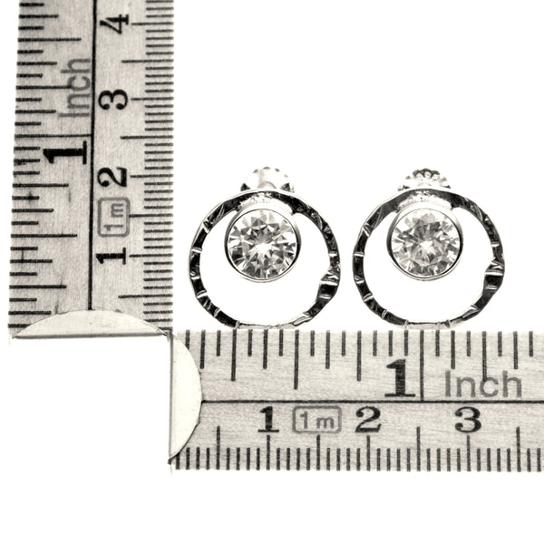 Silver  with zirconia stone