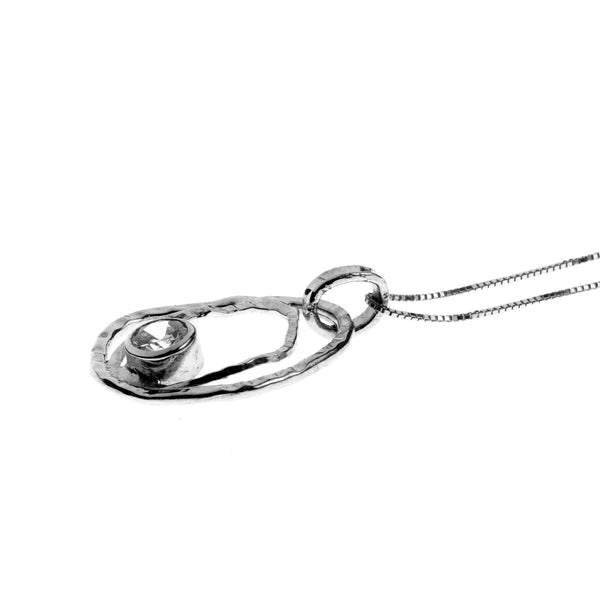 With  White Zirconia  Stone