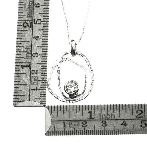 With  White Zirconia  Stone