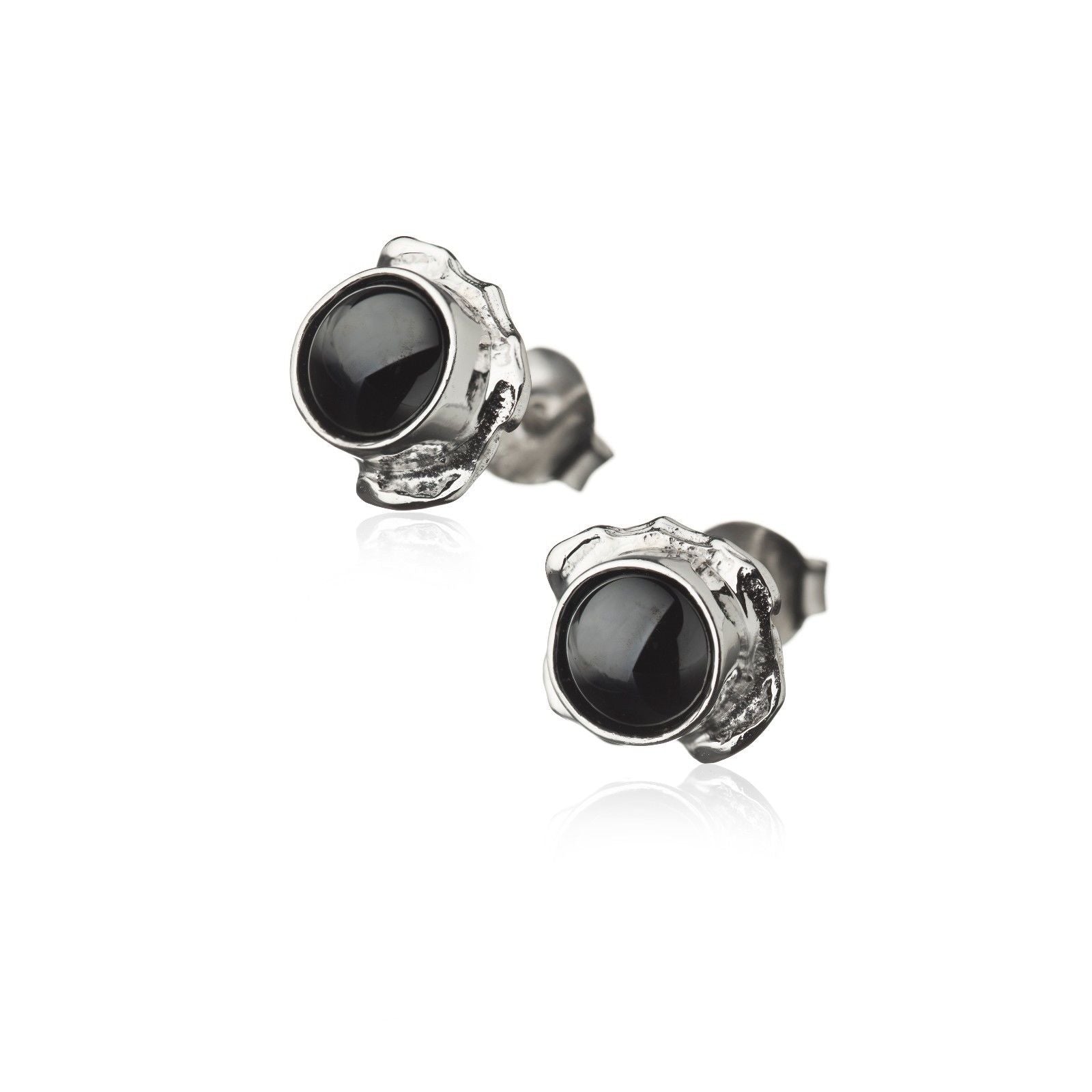 Black Lava Stone Earrings