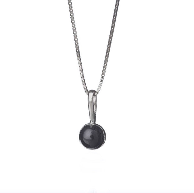 Black Lava Stone Necklace