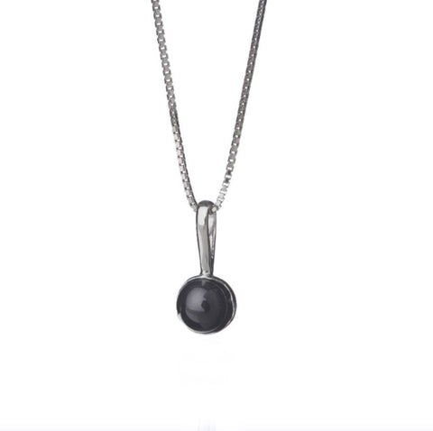 Black Lava Stone Necklace