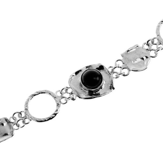 Black lava pearl Bracelet